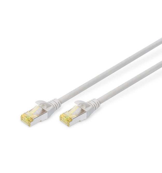 Digitus Патч-корд CAT 6a S-FTP, 15м, AWG 26/7 сірого кольору