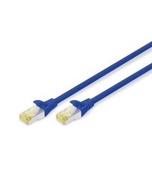 Digitus Патч-корд CAT 6a S-FTP, 1м, AWG 26/7 синього кольору