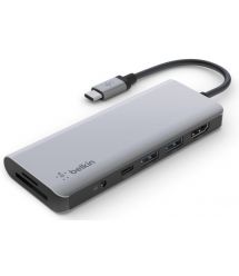 Адаптер Belkin USB-C 7в1 Multiport Dock (AVC009BTSGY)