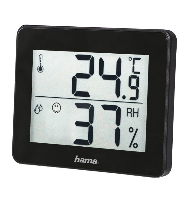 Термометр/гигрометр HAMA TH-130 Black