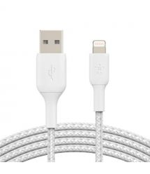 Кабель Belkin Braided A-LTG 1M White (CAA002BT1MWH)