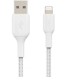 Кабель Belkin Braided A-LTG 1M White (CAA002BT1MWH)