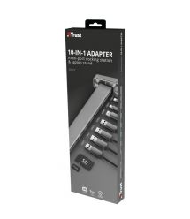 USB-хаб Trust Dalyx Aluminium 10-in-1 USB-C Multi-Port Dock (23417_TRUST)