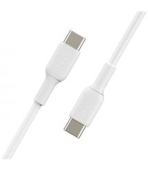 Кабель Belkin Type-C – Type-C, PVC, 1m, White (CAB003BT1MWH)