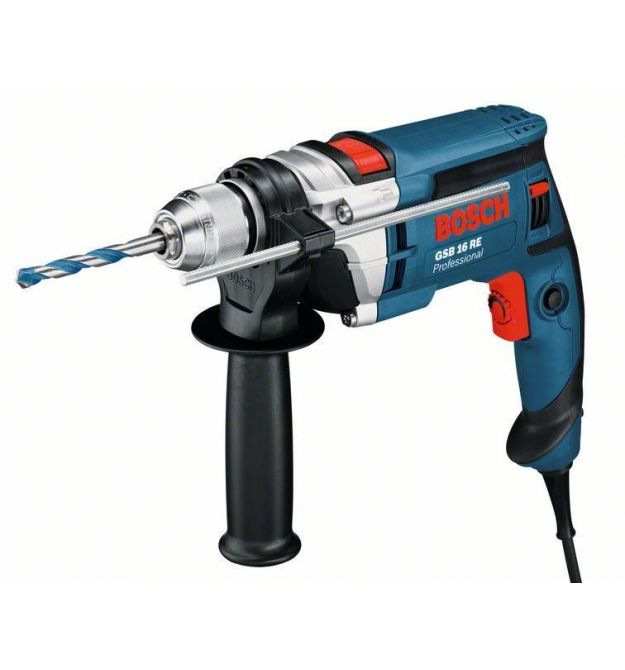 Дриль ударний Bosch GSB 16 RE 750 Вт зубчастий патрон 1.5-13мм 0-2800об·хв 1.8кг
