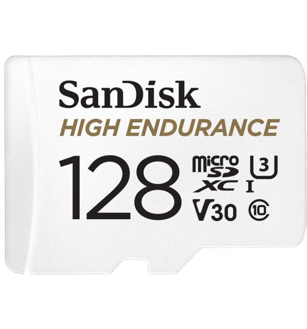Карта памяти SanDisk High Endurance microSDXC 128GB Class 10 U3 V30 (SDSQQNR-128G-GN6IA)