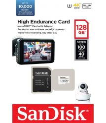 Карта памяти SanDisk High Endurance microSDXC 128GB Class 10 U3 V30 (SDSQQNR-128G-GN6IA)