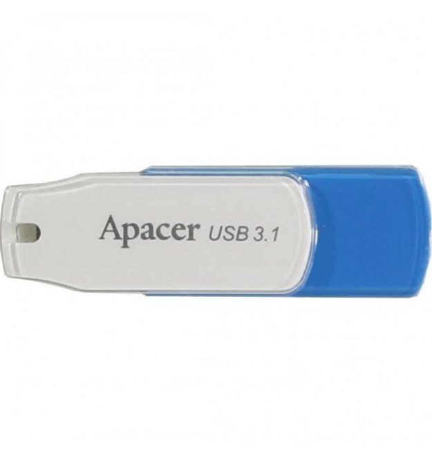 Флеш память USB Apacer AH357 64GB USB 3.1 Blue/White (AP64GAH357U-1)