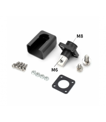 Корпусна прохідна клема М8-M6, 200A, 1000V, мідь, Black
