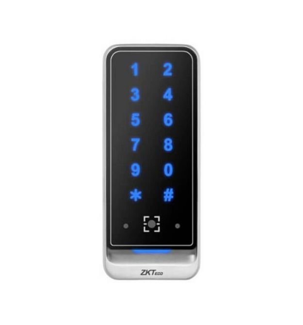 Считыватель Mifare и QR-кодов с клавиатурой ZKTeco QR600-VK-M влагозащищенный