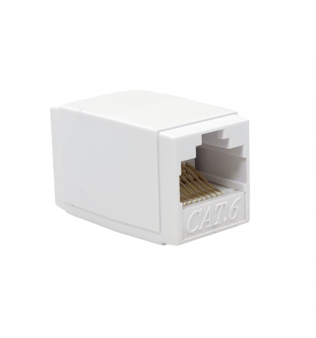 З'єднувач витої пари неекранований, UTP, кат. 6, під конектори RJ-45