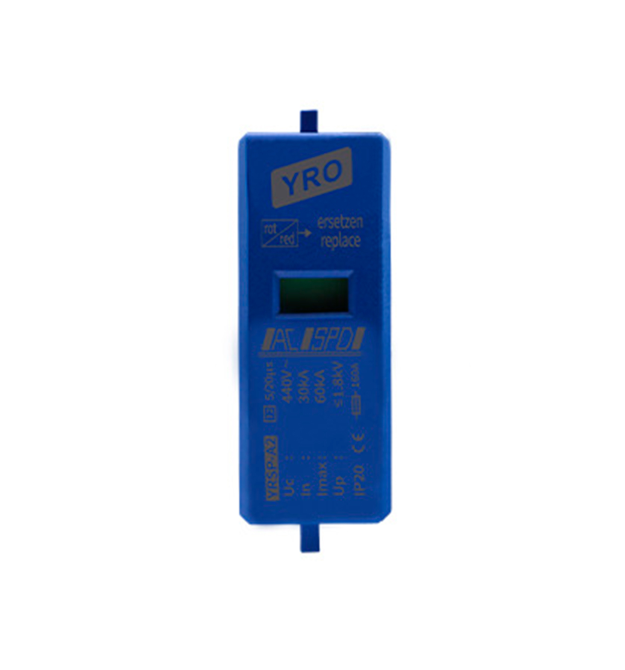 Сменный блок защиты от перенапряжения переменного тока YRSP-A2, 1P, 30-60кA, AC385V, 2 штуки в упаковке, цена за 1 штуку