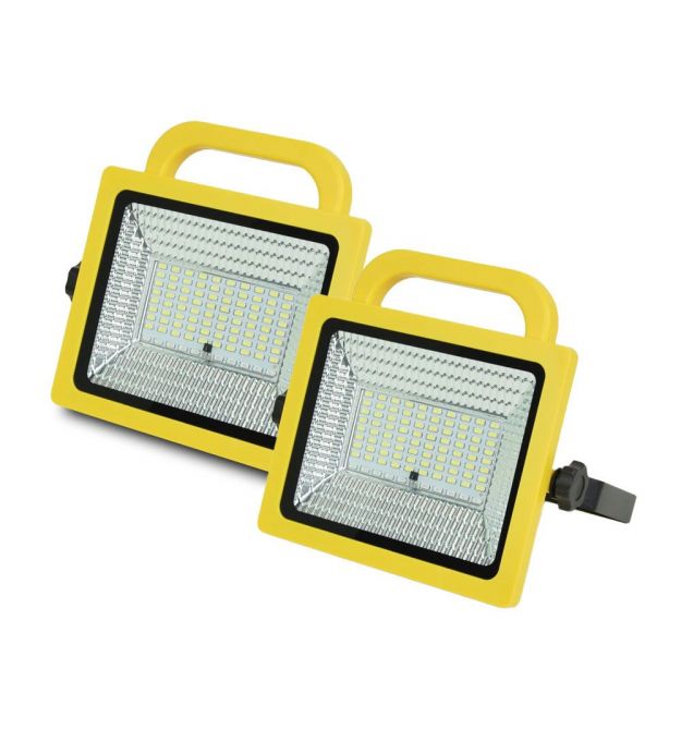 Комплект из двух переносных аккумуляторных прожекторов LED Superfire FS11