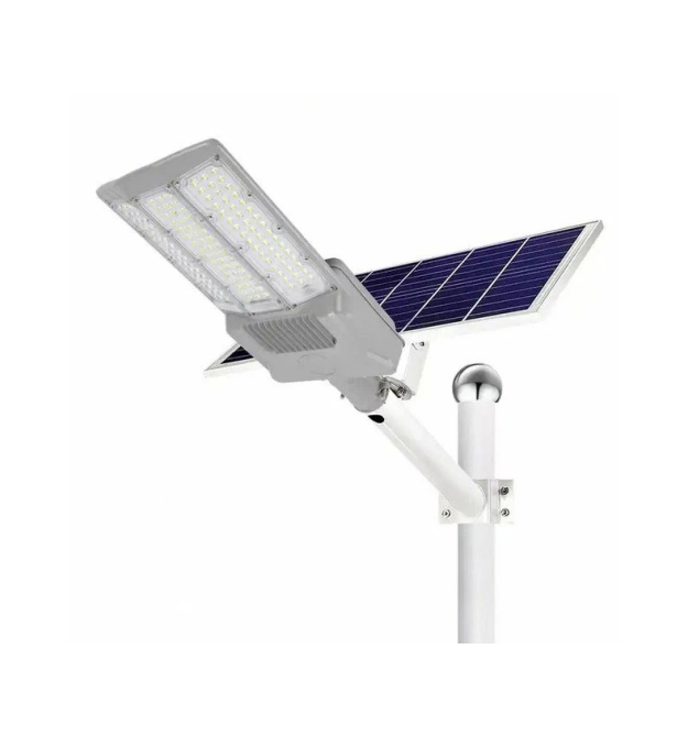 Вуличний ліхтар Vargo HYBRID Solar із сонячною батареєю+220V на стовп 3VPP, 1 режим, 200W, ip65, вбудований акумулятор 15000mah,