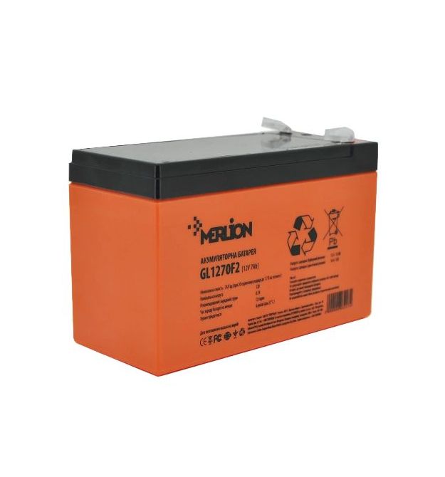 Аккумуляторная батарея MERLION GL1270F2 12 V 7Ah