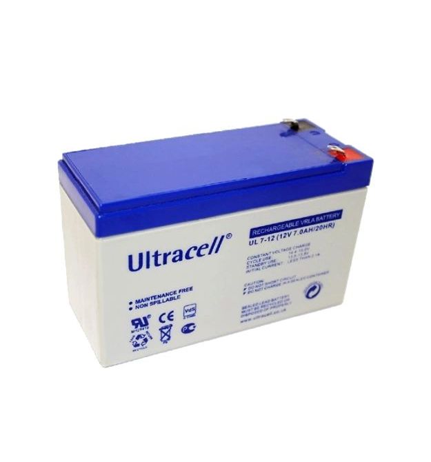 Аккумуляторная батарея Ultracell UL7-12 AGM 12V 7 Ah