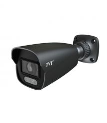 IP-видеокамера 6Mp TVT TD-9462E4(D-PE-AW3) Black f-2.8mm, ИК+LED-подсветка, с микрофоном