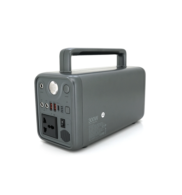 Портативна зарядна станція XO-PSA-300W потужністю 300W, (230Wh - 72000mAh), Output:1AC+3DC+2USB+1Type-C, Black