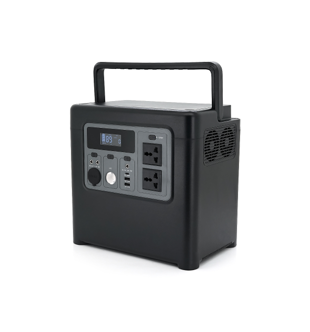 Портативна зарядна станція XO-PSA-1200W потужністю 1200W, (1229Wh - 384000mAh), Output:2AC+2USB+1Type-C+1DC+1*Cigarette Lighter