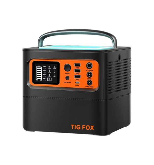 Портативне джерело живлення Tig Fox T500, потужність 540Вт, ємність 54000mAh, 210*190*190 мм, 5.5 кг