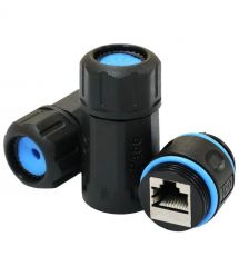 Водонепроницаемый соединитель LW IP68 RJ45-RJ45 STP кат.6