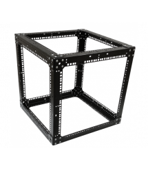 Стійка-кронштейн Cube 19 9U 550х550х550 мм, посилена, чорна