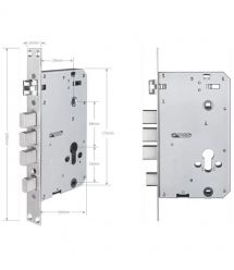 Врезная часть SEVEN LOCK 7068