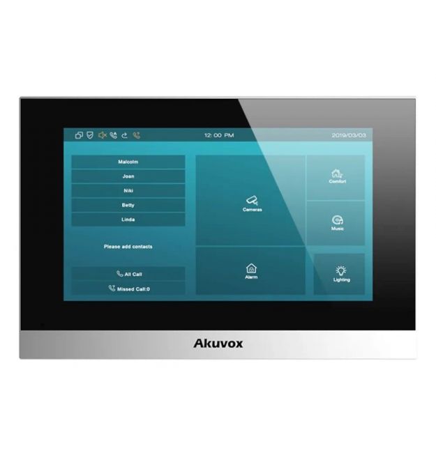 Відеодомофон 7” Akuvox C313N Silver SIP Linux