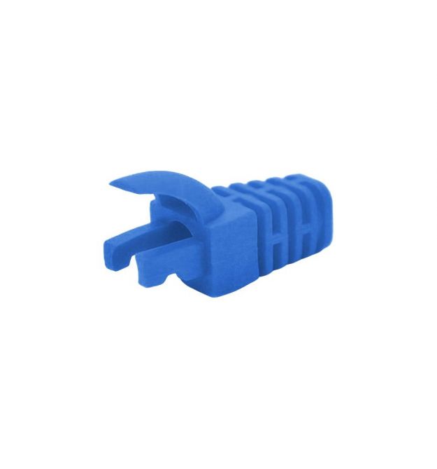 Чехол изолирующий для разъема RJ-45 Cat.5-Cat.6, (N) ПВХ синий, 100 шт.