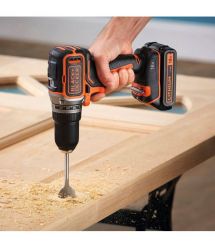 Дрель-шуруповерт аккумуляторная бесщёточная BLACK+DECKER BL186N