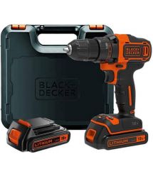 Дрель-шуруповерт аккумуляторная BLACK+DECKER BDCDD186KB