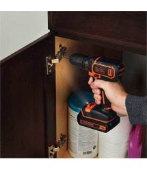 Дрель-шуруповерт аккумуляторная BLACK+DECKER BDCDD186KB