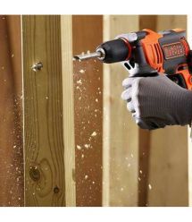 Дриль мережевий ударний BLACK+DECKER BEH550