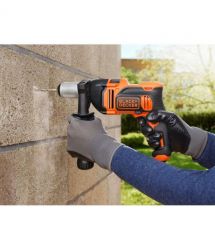 Дрель сетевая ударная BLACK+DECKER BEH850