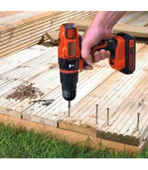 Дрель аккумуляторная ударная BLACK+DECKER BDCH188N