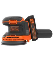 Шліфмашина ексцентрикова акумуляторна BLACK+DECKER BDCROS18