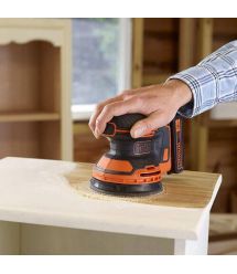 Шліфмашина ексцентрикова акумуляторна BLACK+DECKER BDCROS18