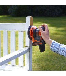 Шліфмашина ексцентрикова акумуляторна BLACK+DECKER BDCROS18