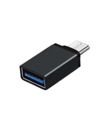 Перехідник YT 37681 USB2.0(AF) OTG - microUSB(M), Black, Blister