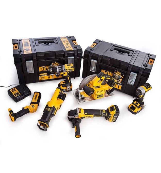 Набор из шести инструментов бесщеточных DeWALT DCK623P3