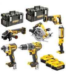 Набір з шести інструментів безщіткових DeWALT DCK623P3