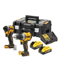 Набір з двох інструментів безщіткових DeWALT DCK2051E2T