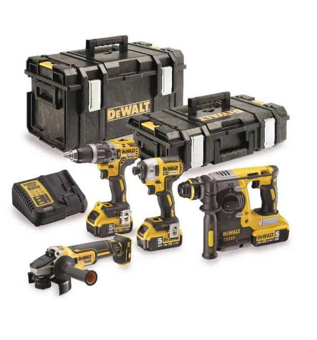 Набор из четырёх инструментов бесщеточных DeWALT DCK422P3