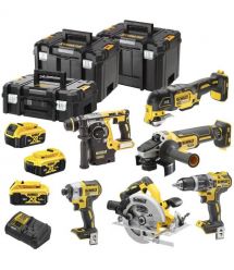 Набір з шести інструментів безщіткових DeWALT DCK685P3T