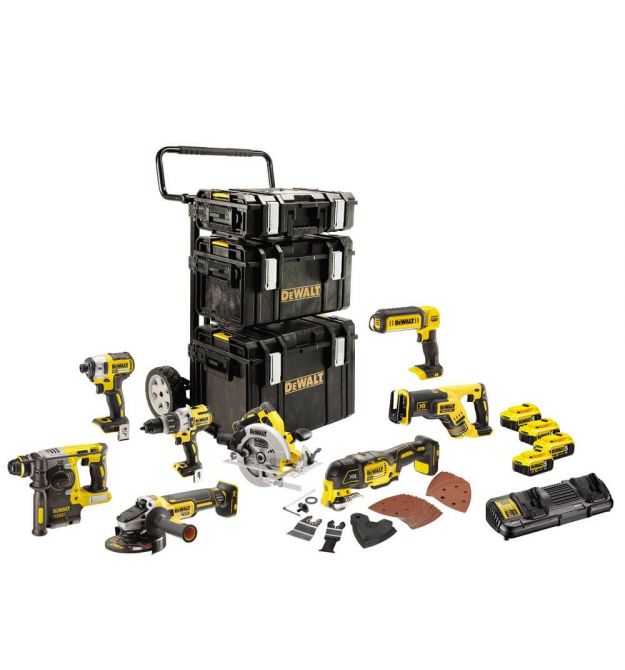 Набор из восьми инструментов бесщеточных DeWALT DCK853P4
