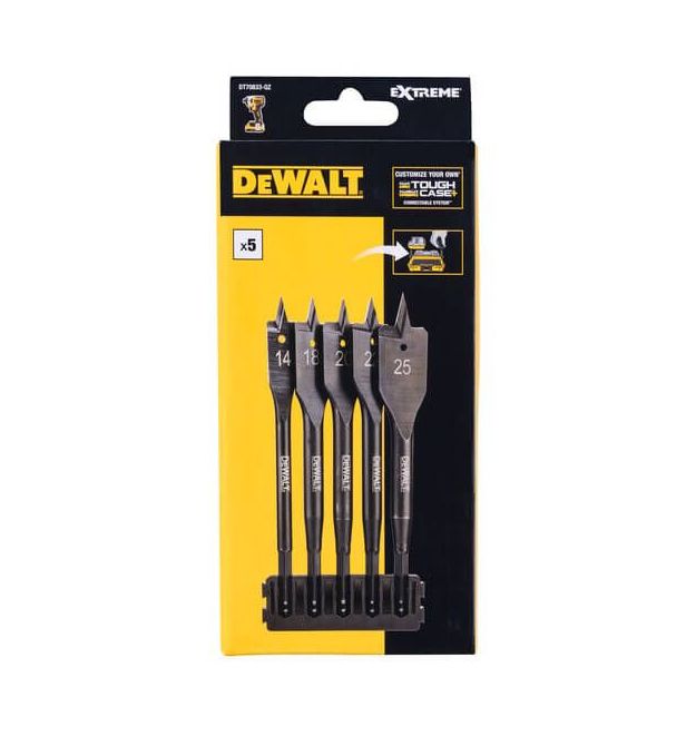 Касета з перовими свердлами DeWALT, EXTREME IMPACT DeWALT DT70833