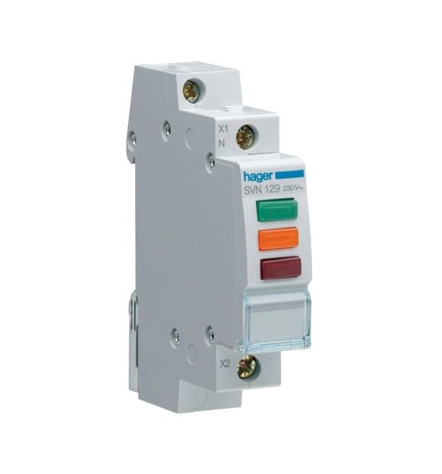 Индикатор тройной LED 230В Hager SVN129