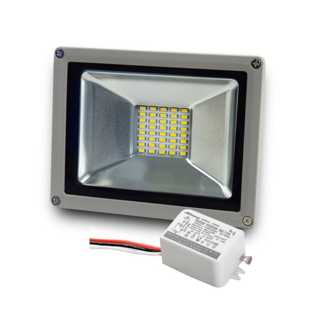 Комплект LED-прожектор Lightwell LW-20W-220 + Датчик движения с сенсором освещенности AMRS