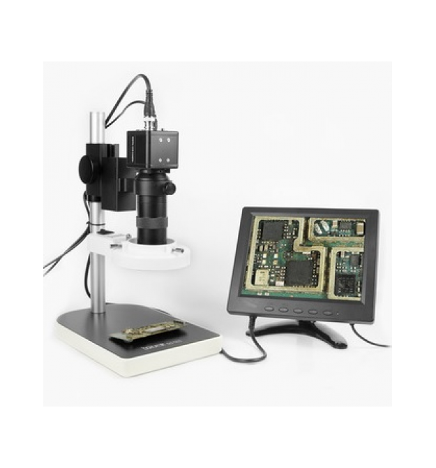 Видеомикроскоп с монитором BAKKU BA-003 (подсветка люминесцентная, фокус 30-156 мм,Box (330*265*200) 2,8 кг