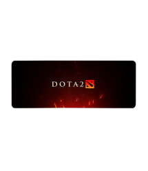 Килимок 300*700 тканинний DOTA2, товщина 3 мм, колір Black-Red, OEM